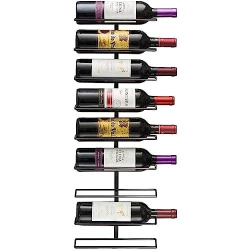 Sorbus Wall Mount Wine Rack (9 bottle)