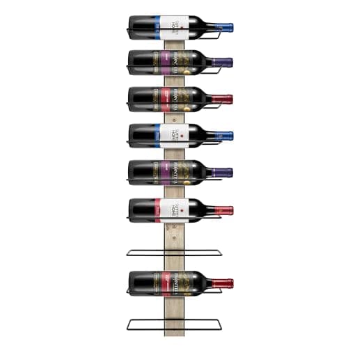 Sorbus Wall Mounted Wood Wine Rack (set of 3)