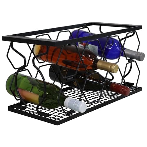 Sunnydaze Folding Countertop Wine Rack (8 bottle)